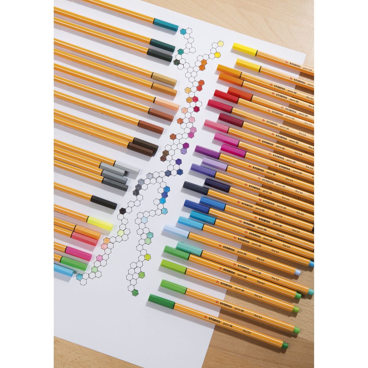 Stabilo Fineliner Penna Point 88 Set 10-pack 0,4mm