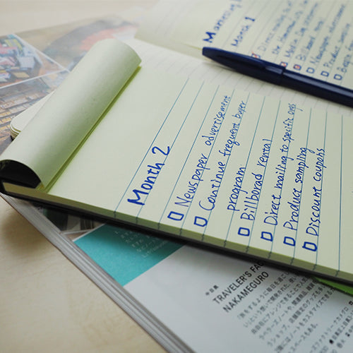 Stick'n Memo Pad Notisblock Linjerat 19x11 cm Gul