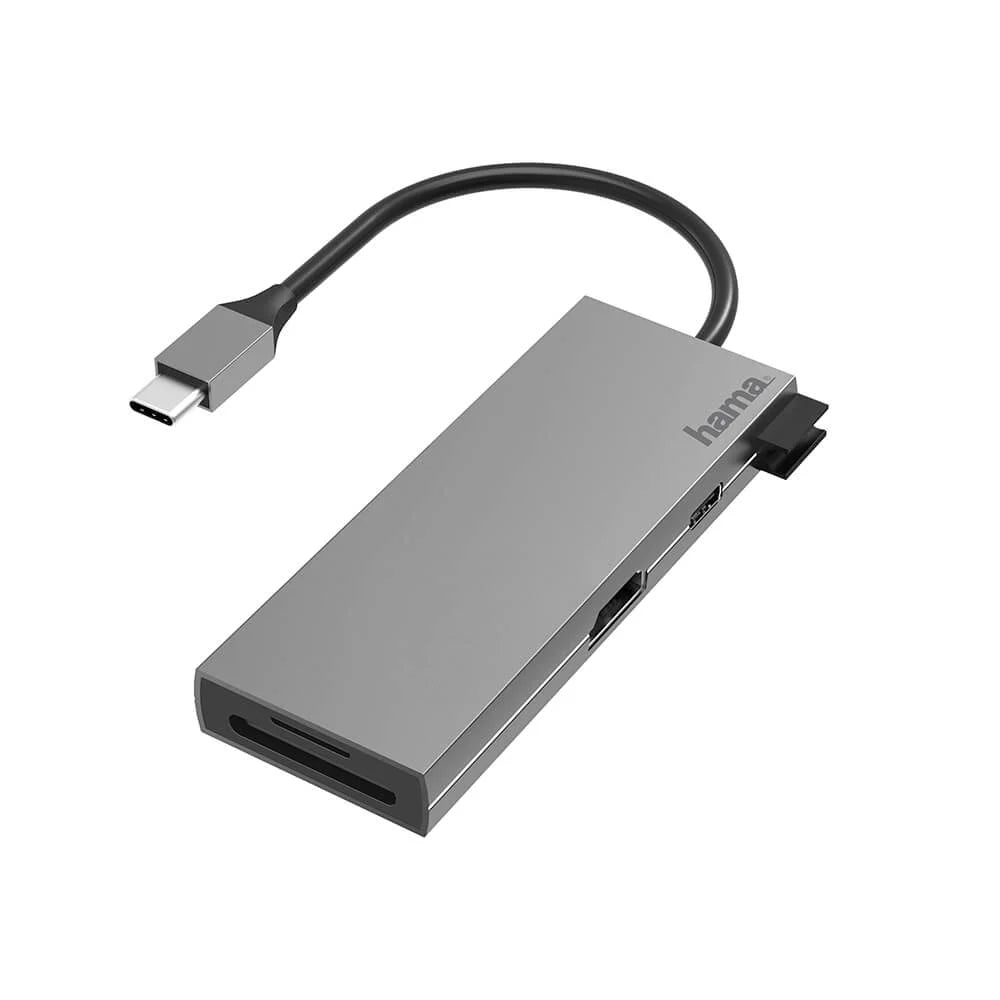 Hama USB-C Multi-Hub 6 portar HDMI SD