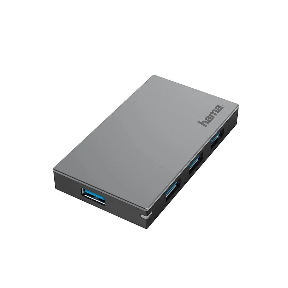 Hama Hub USB-A 3.0 4 portar med Snabbladdning