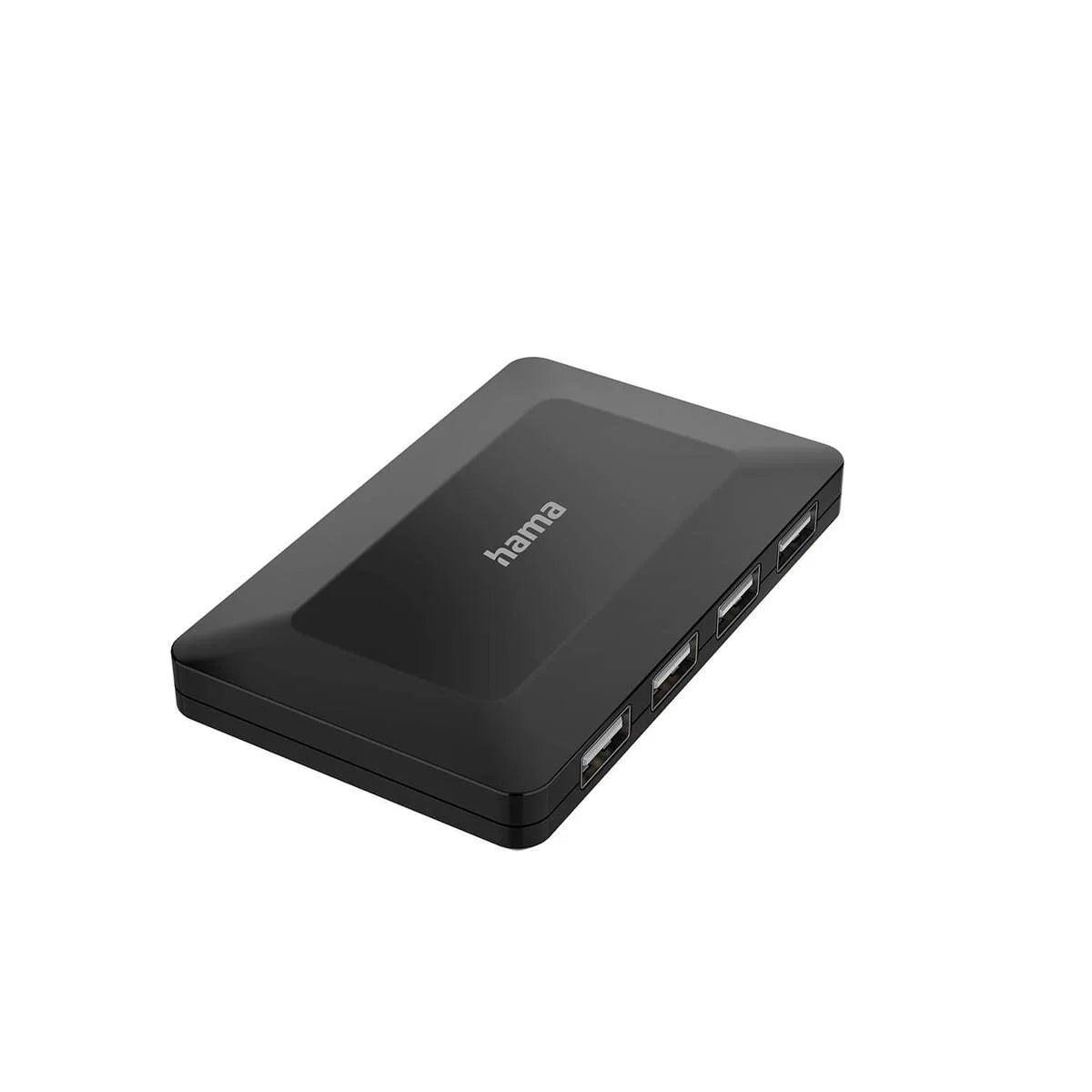 Hama Hub USB-A 2.0 4 portar med Strömförsörjning