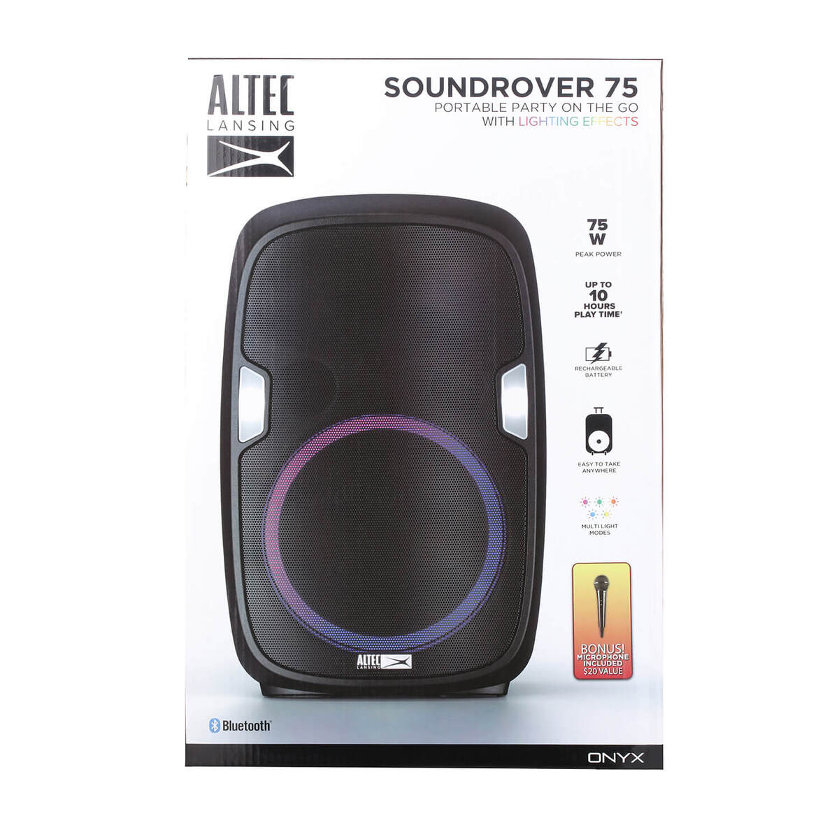 Altec Lansing Högtalare SoundRover 75 Partyhögtalare Svart