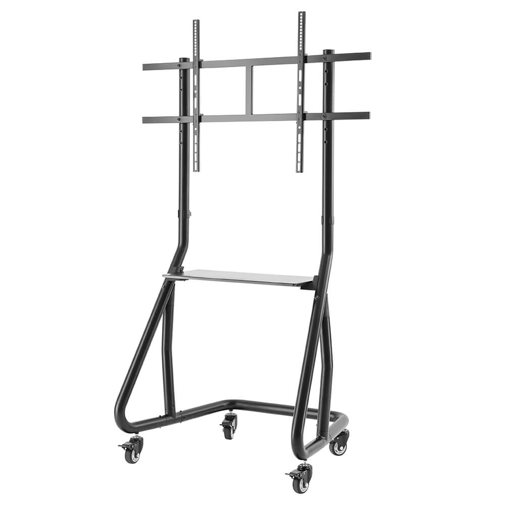 Hama TV-stativ med Hjul 49–100" Svart