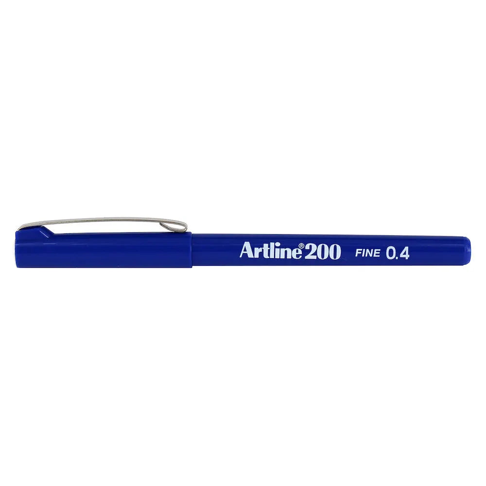 Artline Fineliner 200 Fine 0,4mm Blå