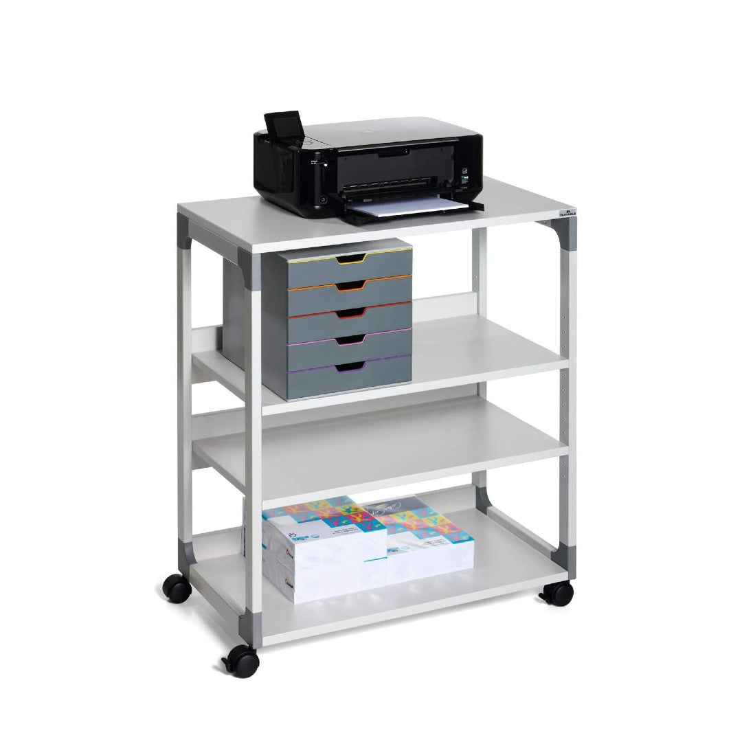 Durable Multifunktionshylla 4 hyllplan med hjul