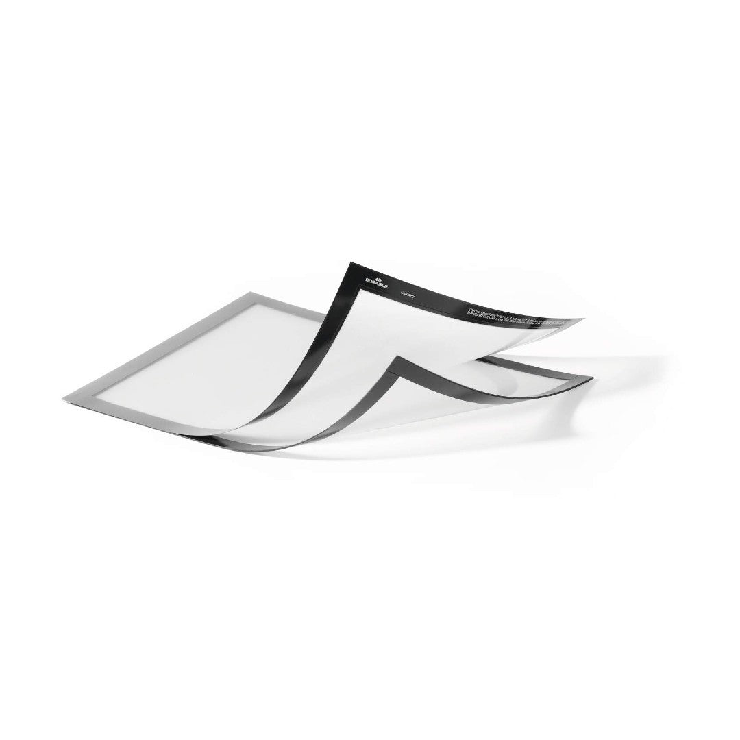 Durable Duraframe Magnetisk A4 Plus, silver 2/fp