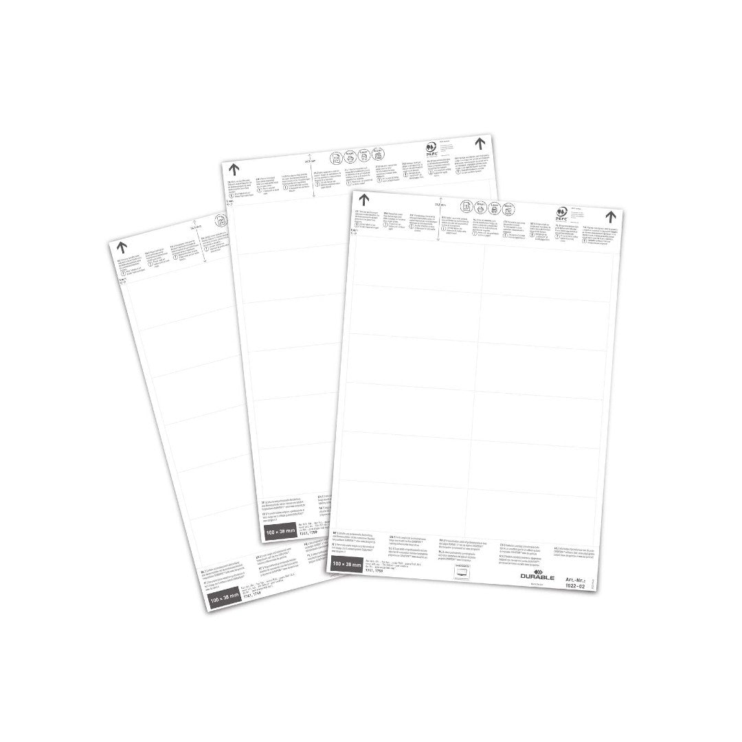 Durable Instick Logistikfickor 100x38 240/fp