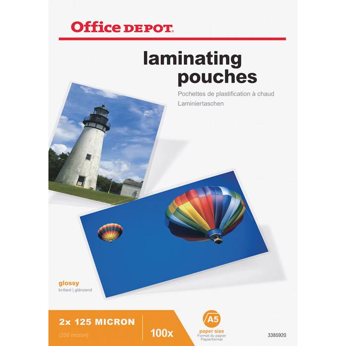 Lamineringsfickor A5 125 Mikron 100/fp