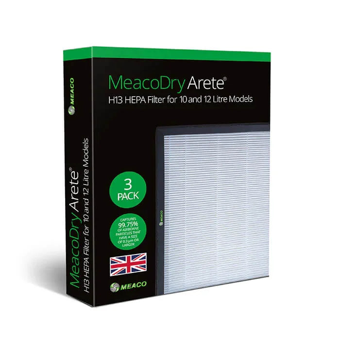 Meaco HEPA-Filter H13 för Arete MeacoDry 10L/12L (3-pack)