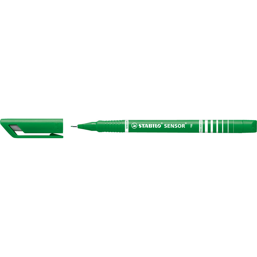 Stabilo Fiberpenna Sensor Grön 0,3mm 10/fp