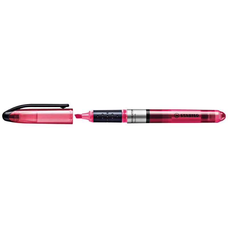 STABILO Överstrykningspenna Navigator Rosa 1 mm 10/fp