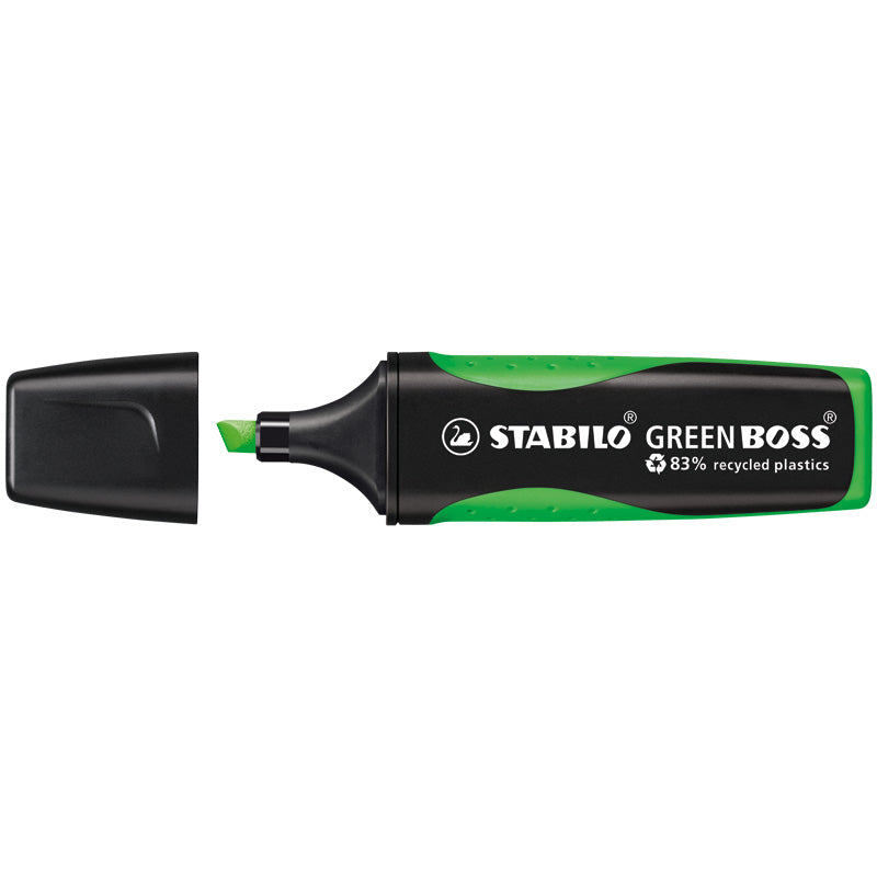 STABILO Överstrykningspenna Green BOSS Grön 10/fp