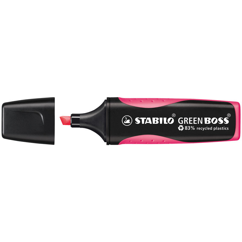 STABILO Överstrykningspenna Green BOSS Rosa 10/fp