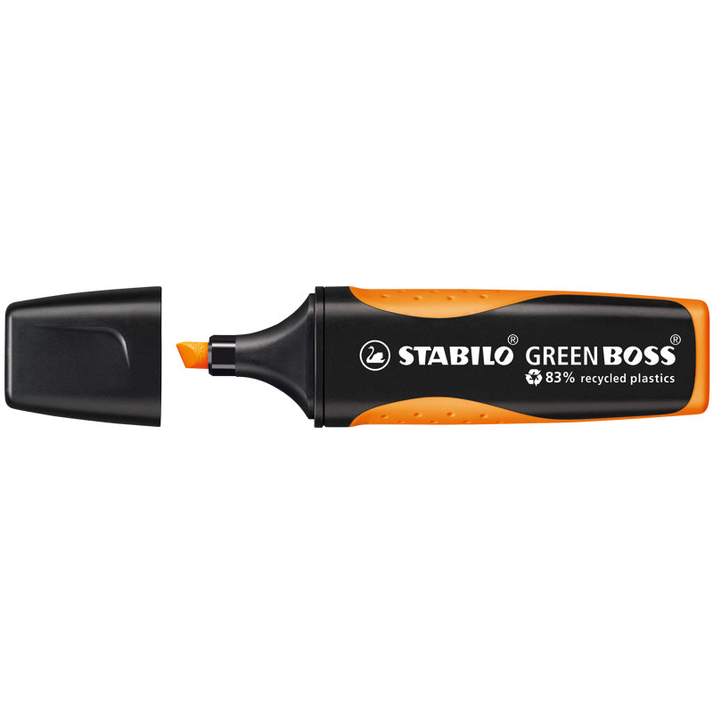 STABILO Överstrykningspenna Green BOSS Orange 10/fp