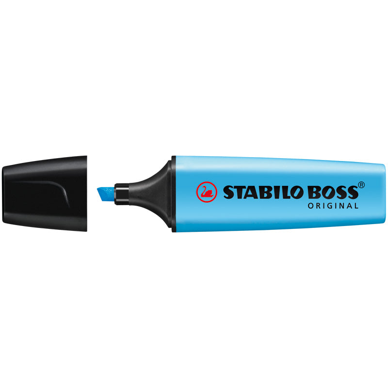 STABILO Överstrykningspenna Boss Original Blå 10/fp