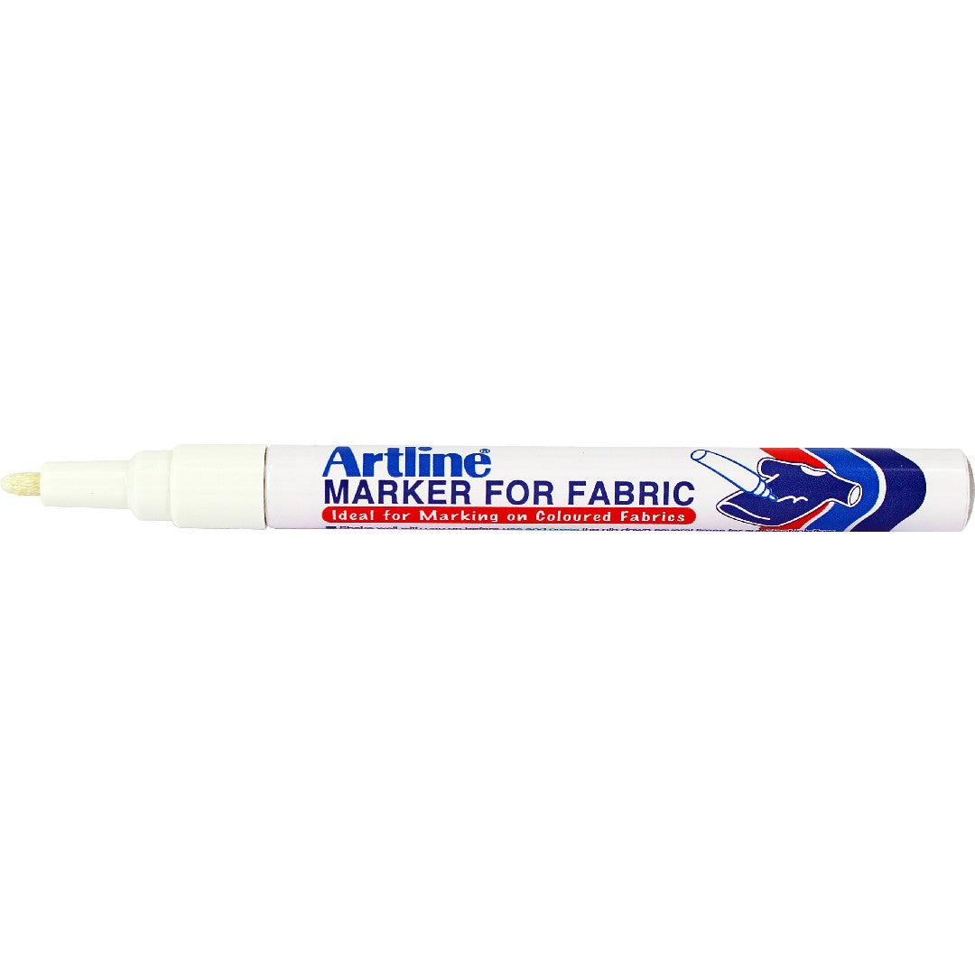 Artline Textilpenna EKC-1 Fabric Vit 1-pack 12/fp