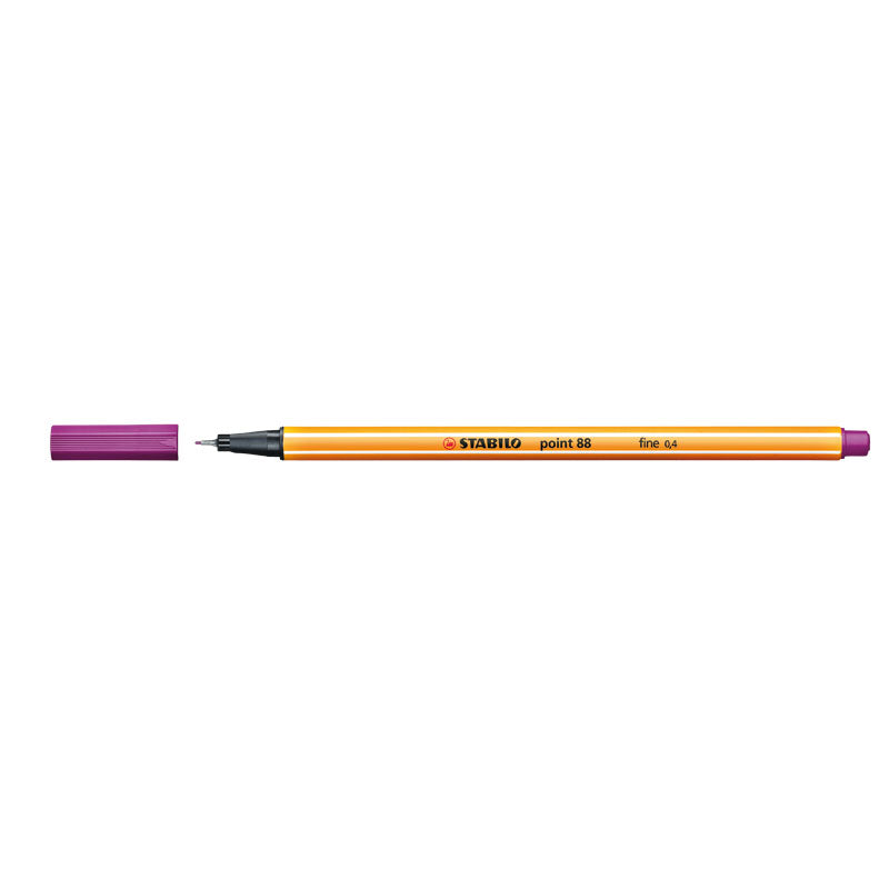Stabilo Fineliner Penna Point 88 Lila 0,4mm 10/fp