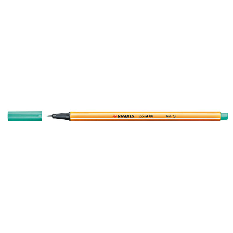 Stabilo Fineliner Penna Point 88 Isgrön 0,4mm 10/fp