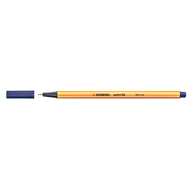 Stabilo Fineliner Penna Point 88 Nattblå 0,4mm 10/fp