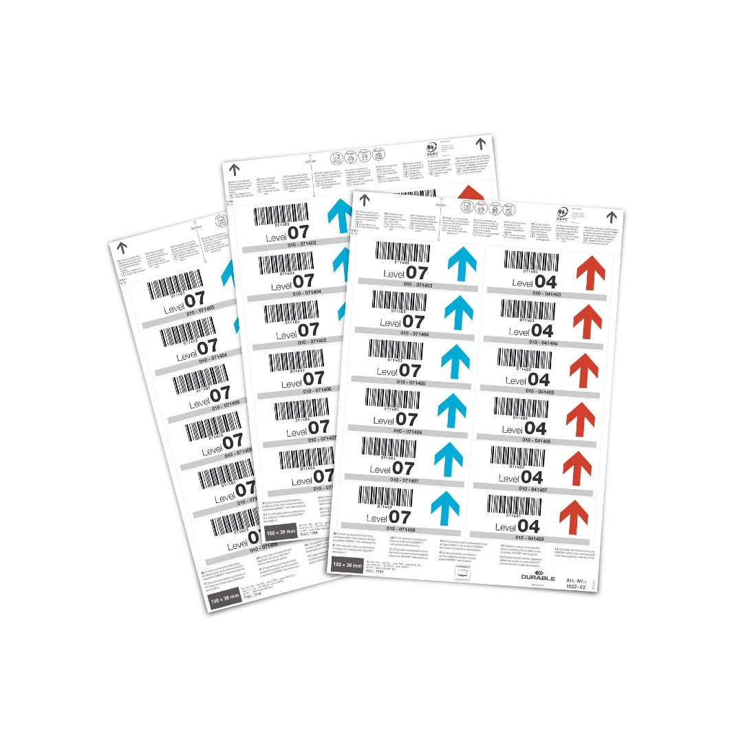Durable Instick Logistikfickor 100x38 240/fp