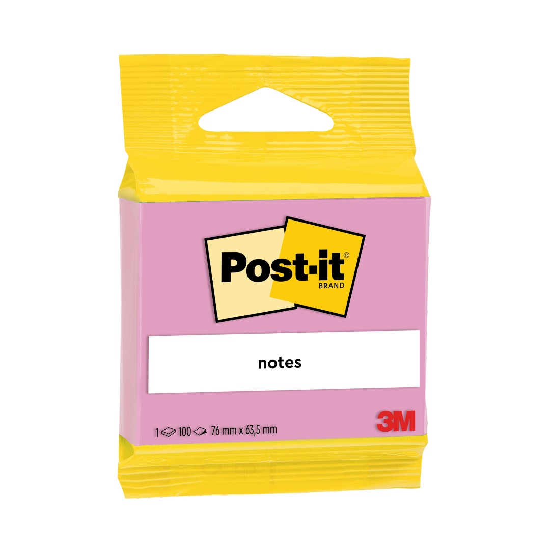 Post-it Notes Rosa 63,5x76mm 100 blad