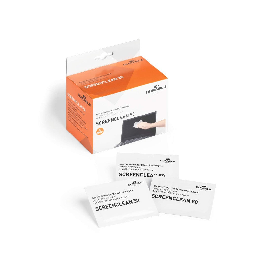 Durable Rengöringsservett Telefon Våtduk 50/fp