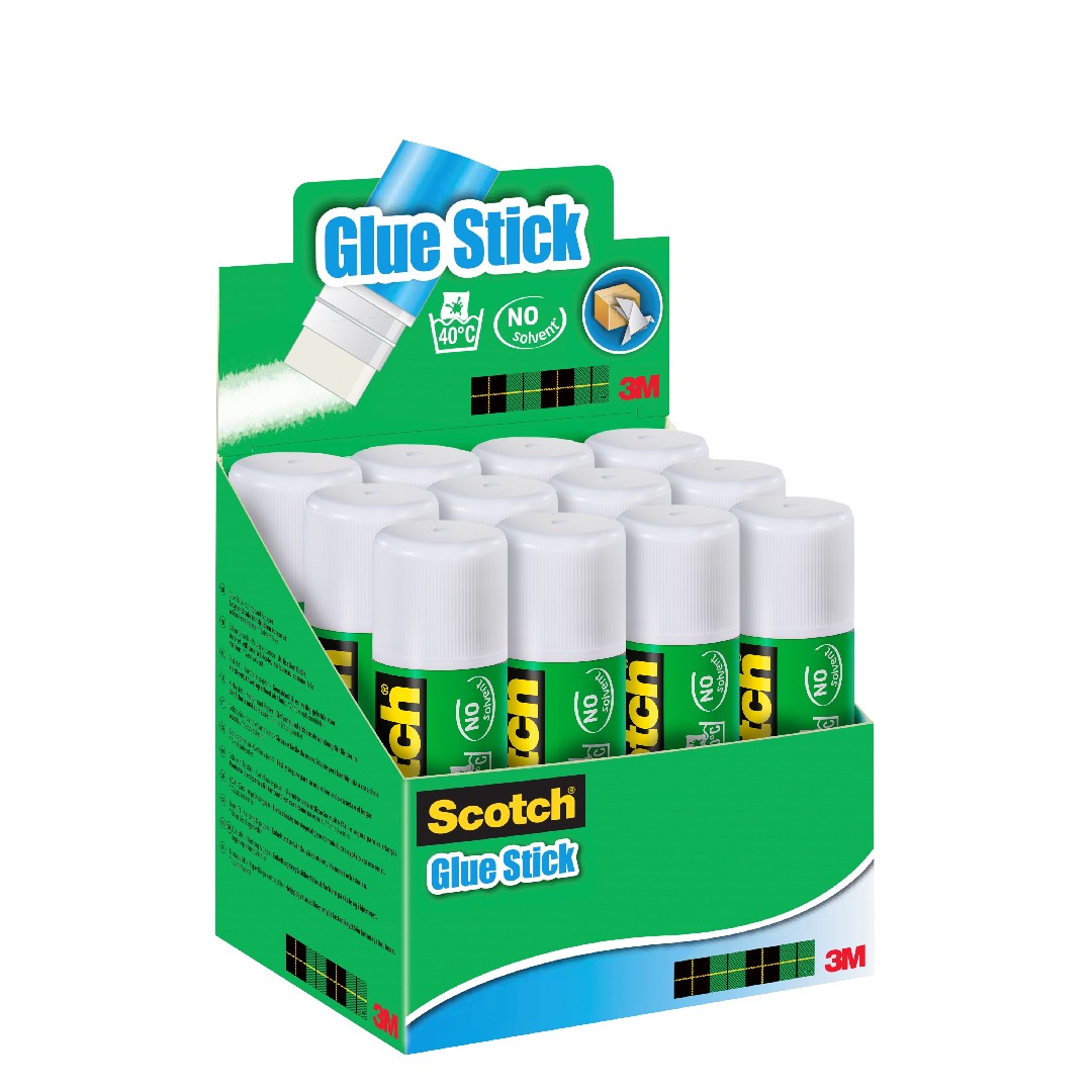 Scotch Limstift Permanent Transparent 36g 12/fp