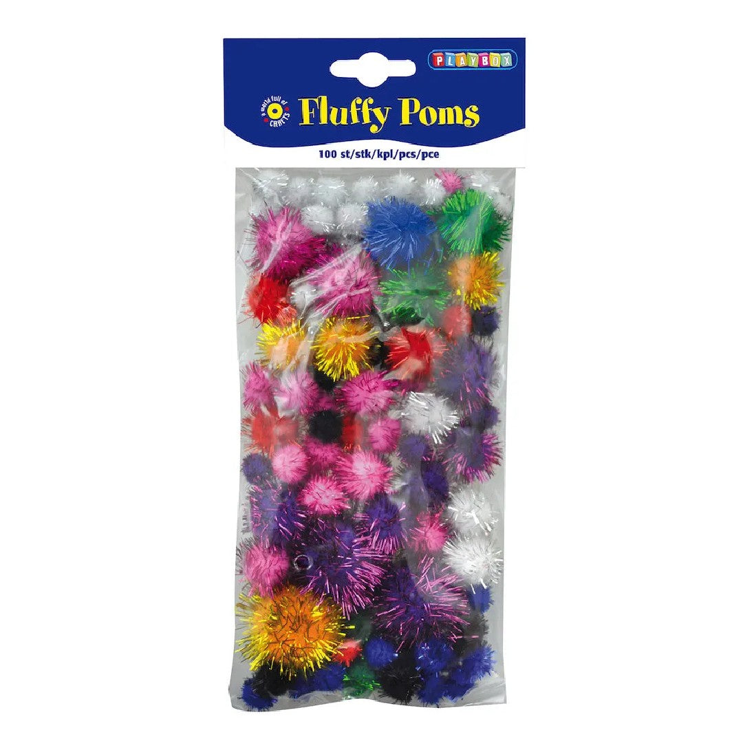 Playbox Pompombollar Glitter 100/fp