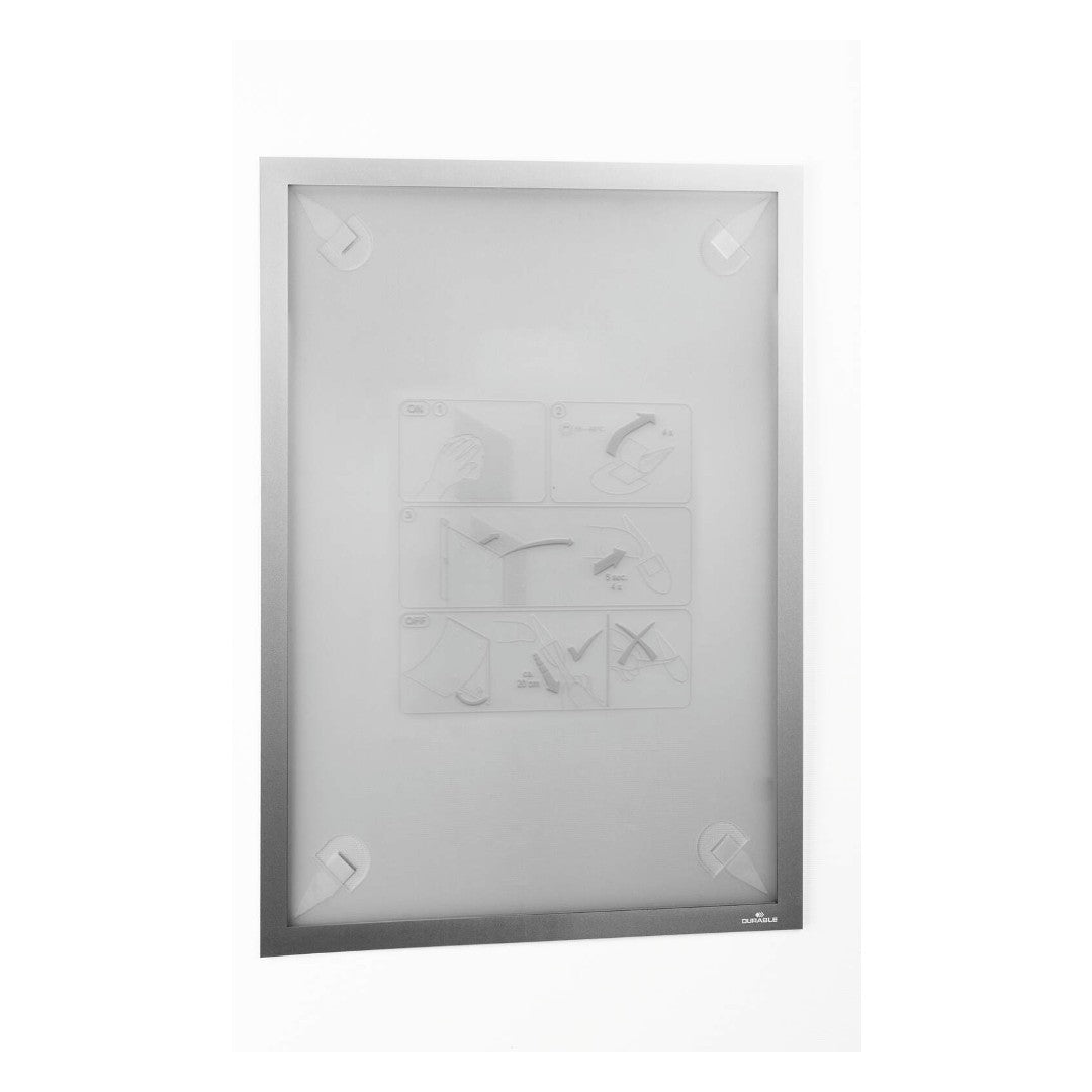 Durable Magnetram Duraframe Tapet A3 silver