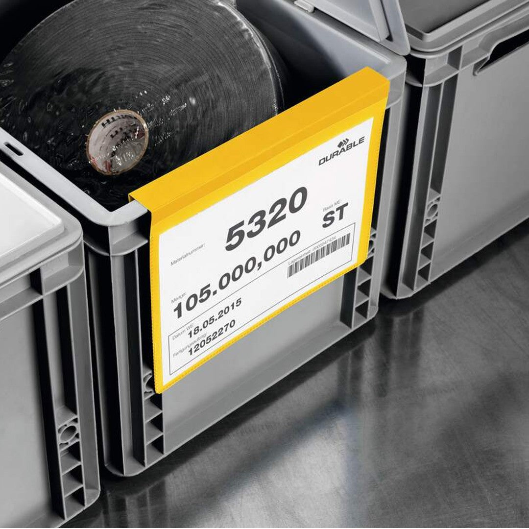 Durable Pallficka A4L Vikbar Kant Gul 50/fp