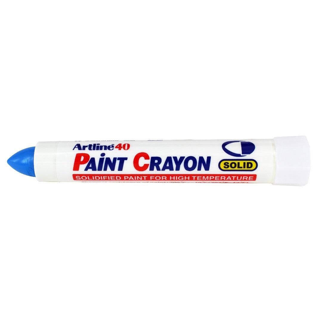 Artline Märkkrita 40 Paint Crayon High Temp Blå 12/fp