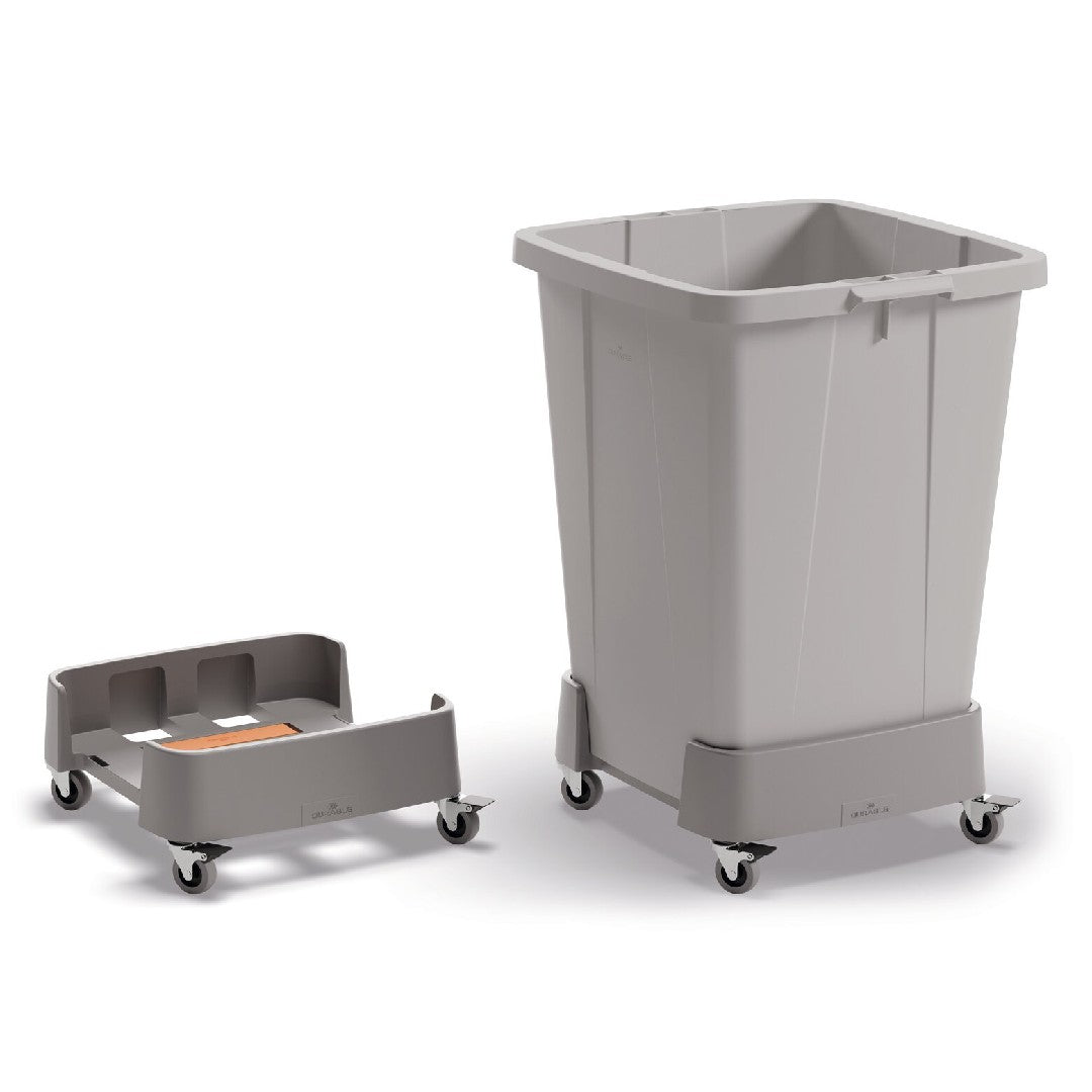 Durable Vagn Durabin Grå 90L