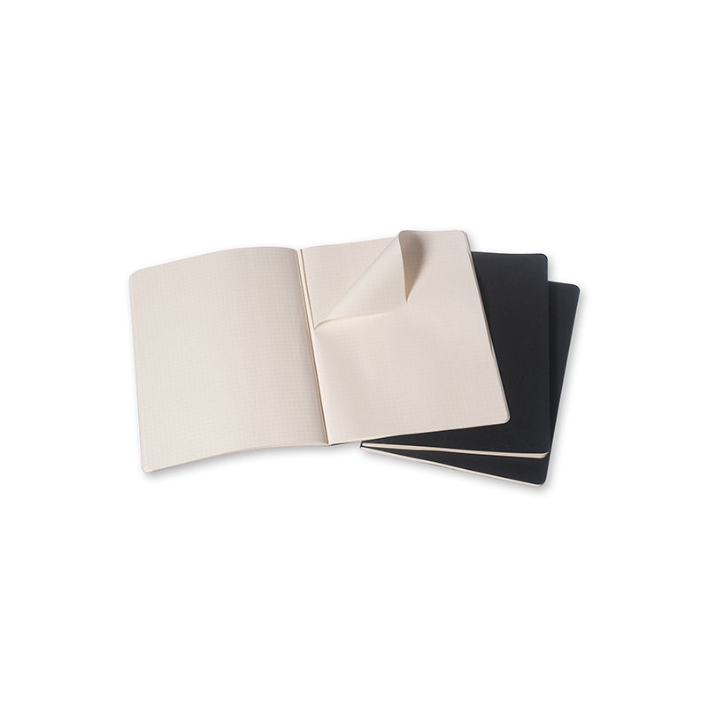 Moleskine Cahier Journal Rutad XL Svart 3-Pack