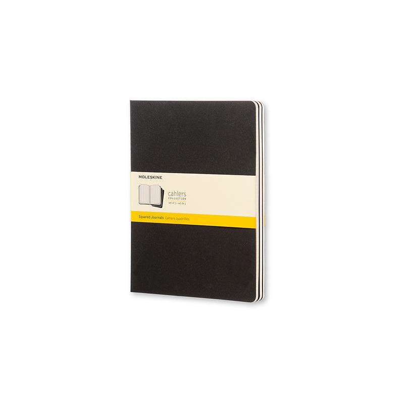 Moleskine Cahier Journal Rutad XL Svart 3-Pack