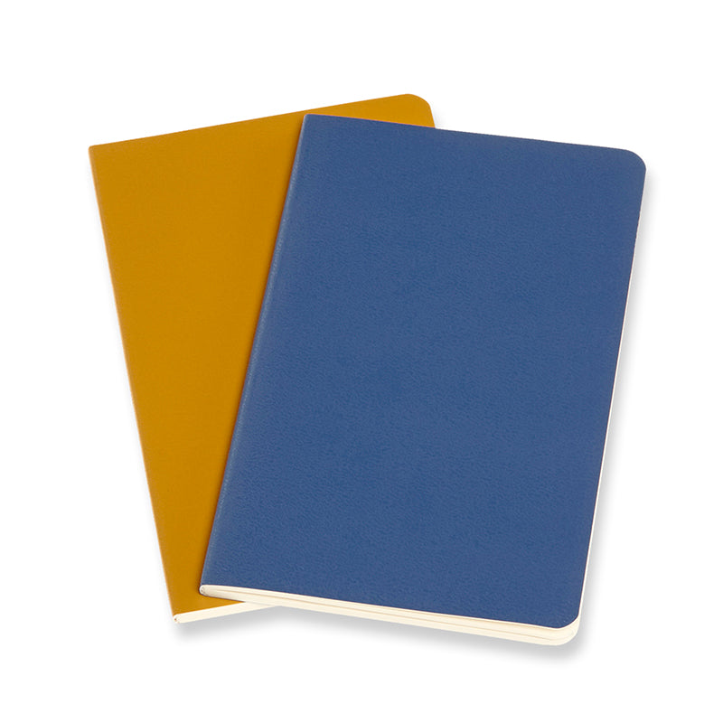 Moleskine Volant Journal Linjerad Pocket Blå & Gul 2-Pack