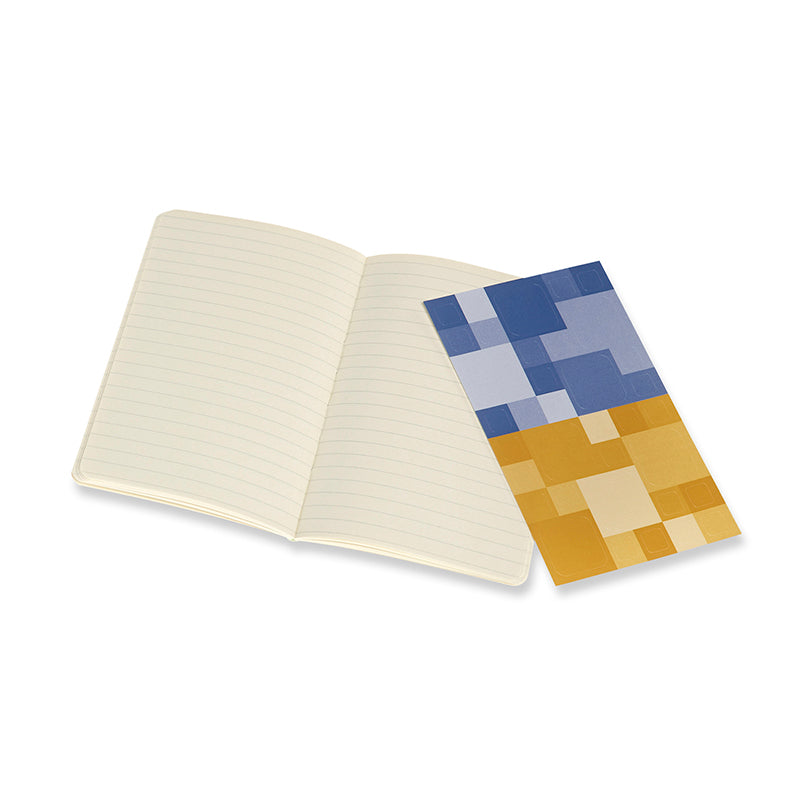 Moleskine Volant Journal Linjerad Pocket Blå & Gul 2-Pack