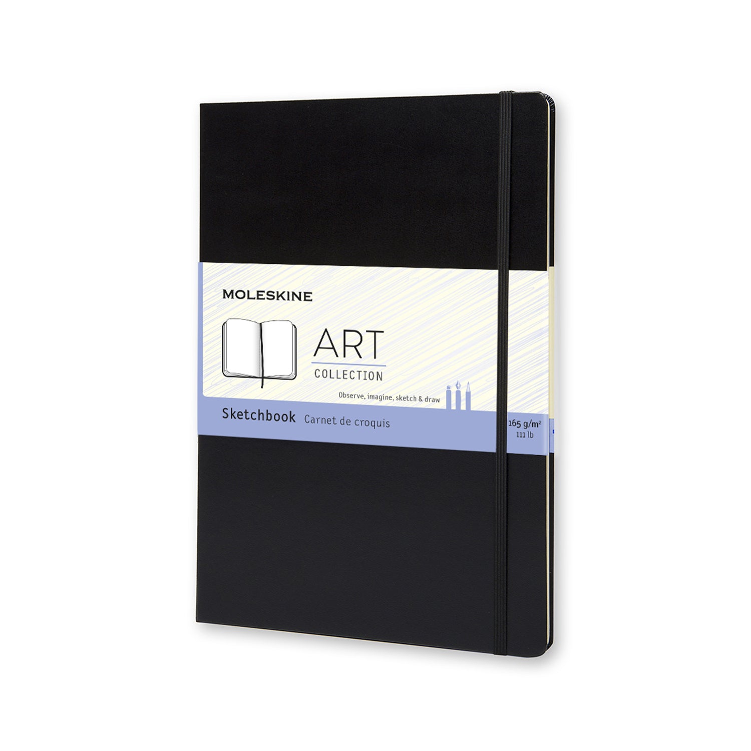 Moleskine Skissbok Art Collection A4 Svart