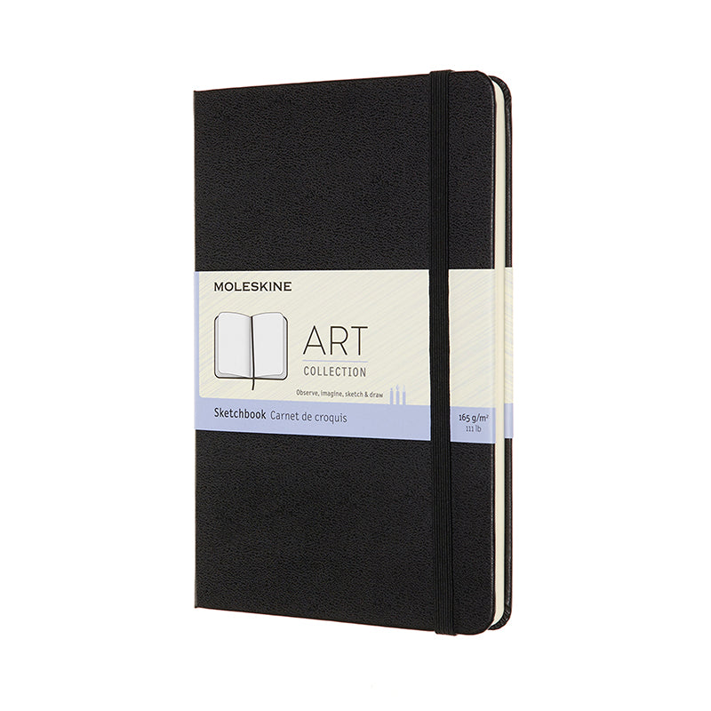 Moleskine Skissbok Art Collection Medium Svart Hård