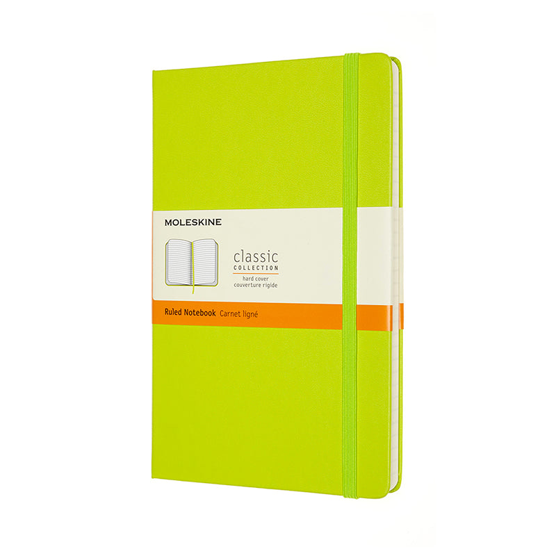 Moleskine Classic Anteckningsbok Hard Cover Large Ljusgrön Linjerad