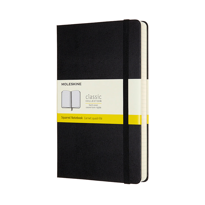 Moleskine Classic Anteckningsbok Hard Cover Svart Large Rutat