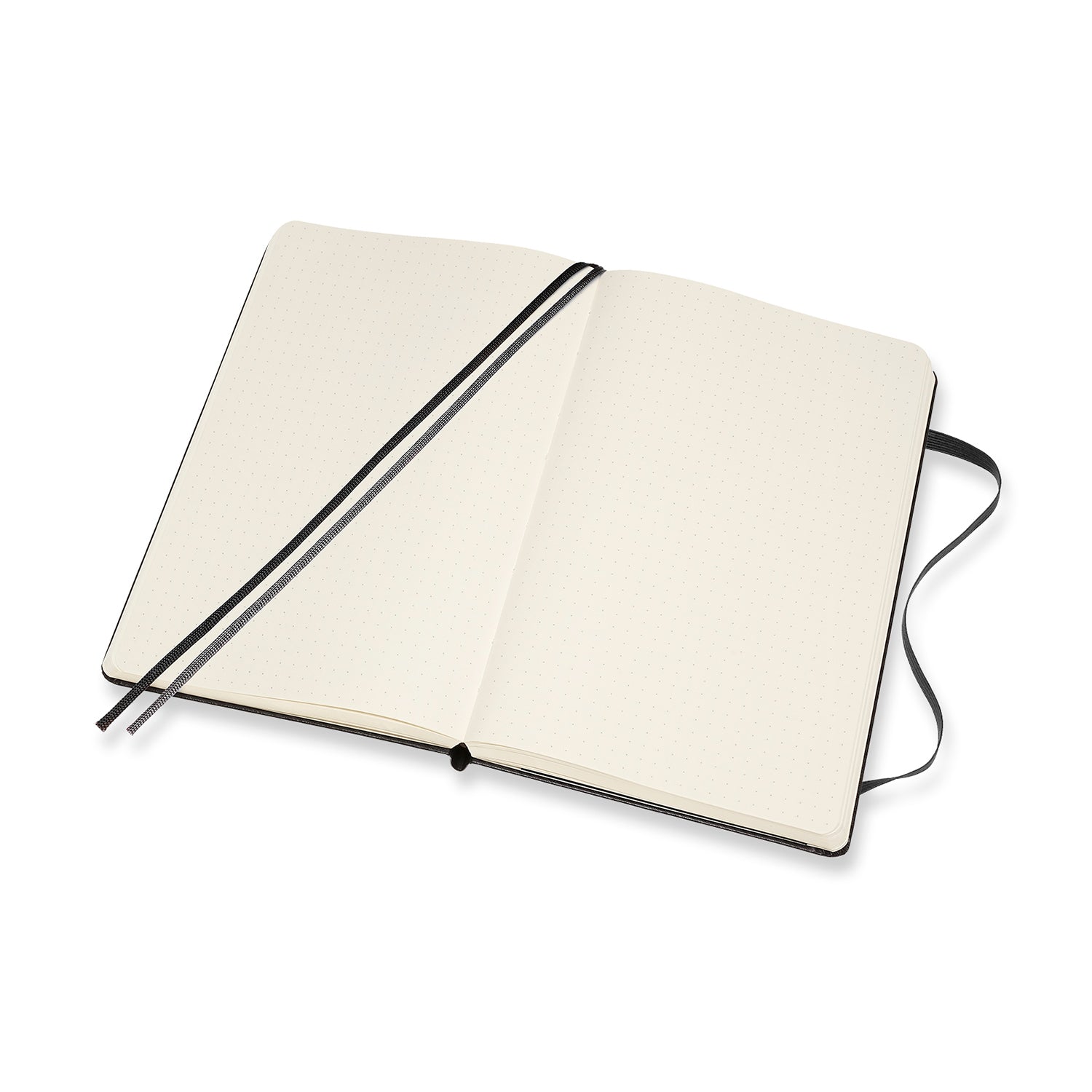 Moleskine Classic Hard Cover Anteckningsbok Dot Svart Large Expanded