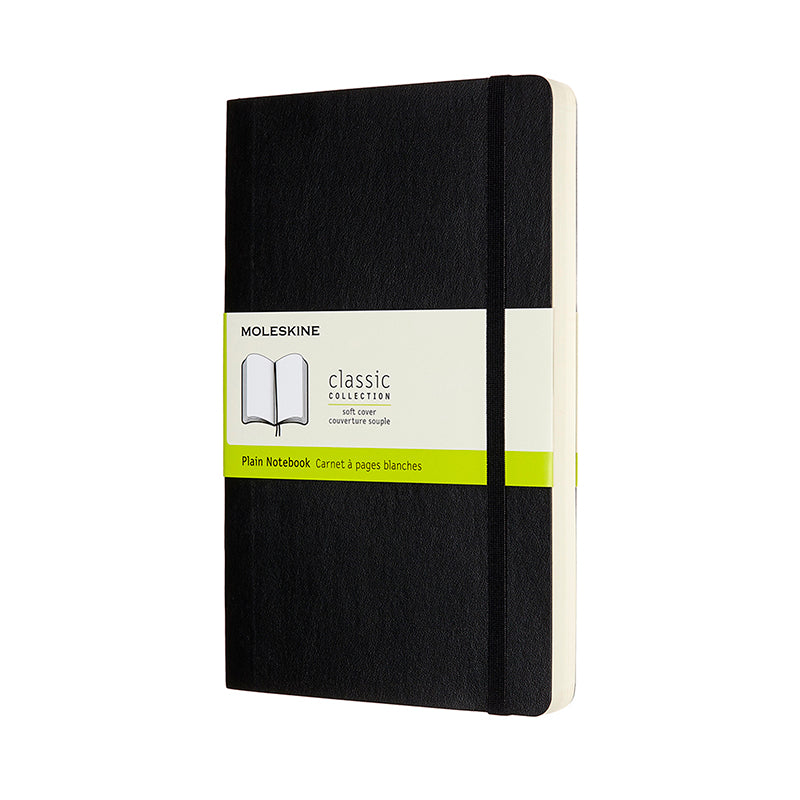 Moleskine Classic Anteckningsbok Soft Cover Expanded Svart Olinjerad