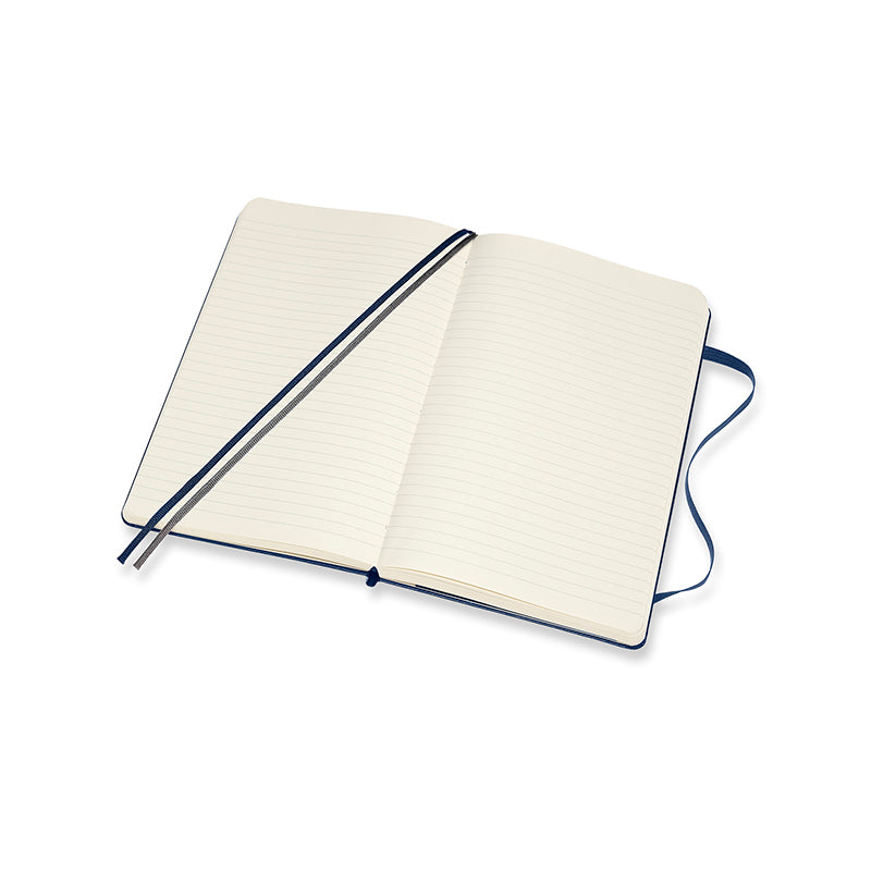 Moleskine Classic Anteckningsbok Blå Large Hard Cover Linjerad