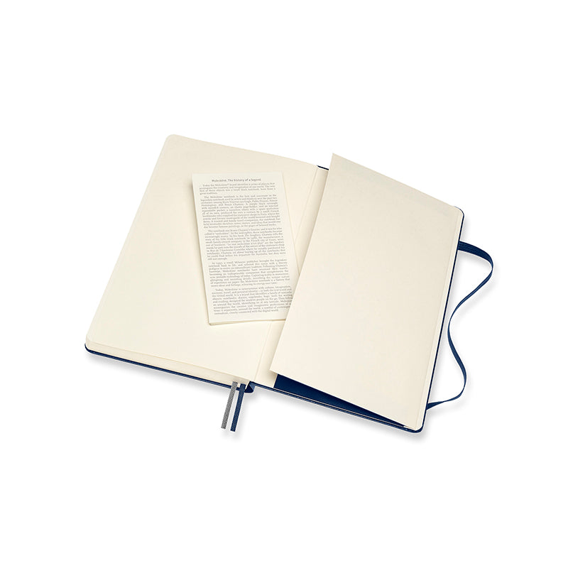 Moleskine Classic Anteckningsbok Blå Large Hard Cover Linjerad