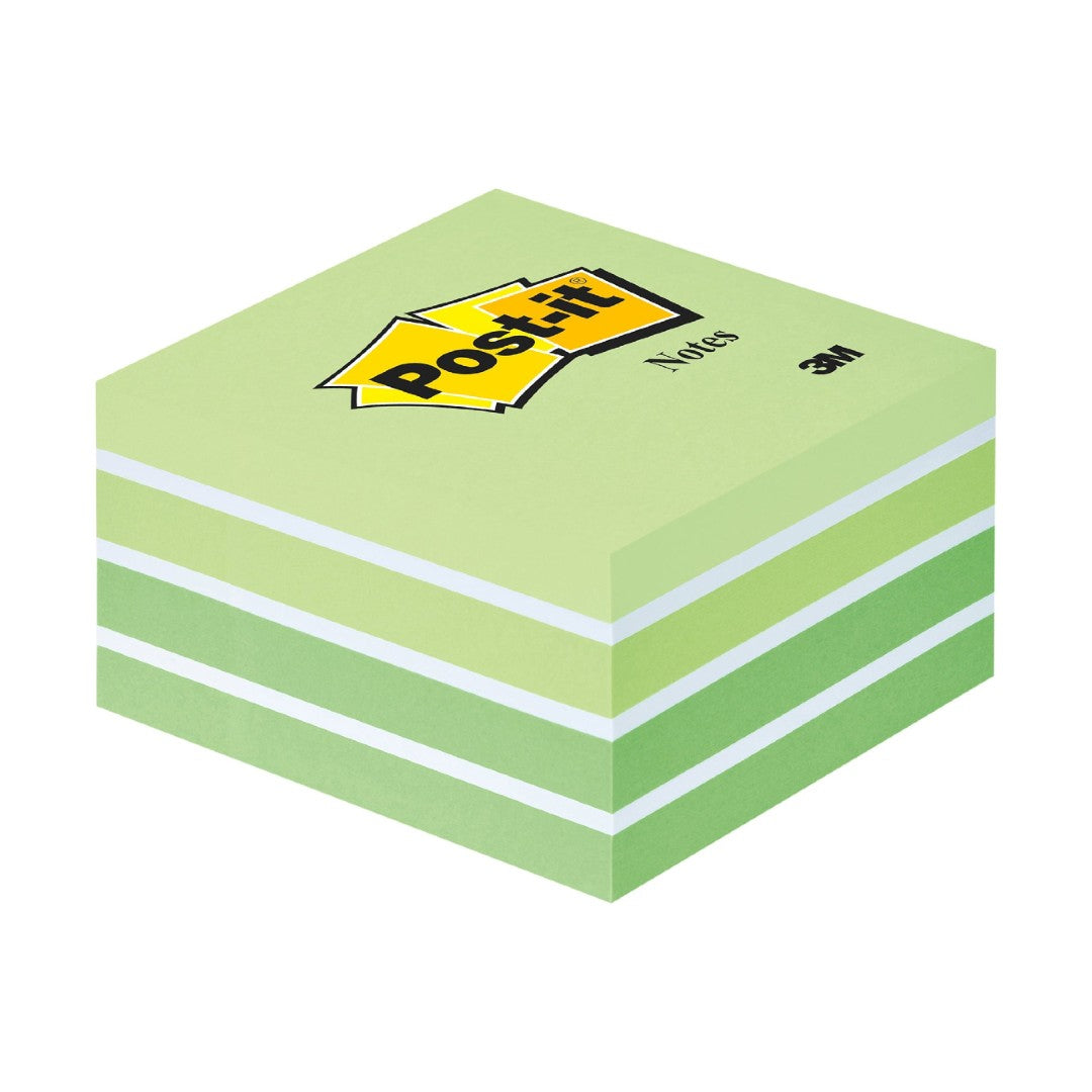 Post-It Kub Fresh Grön 76x76mm, 450 Blad