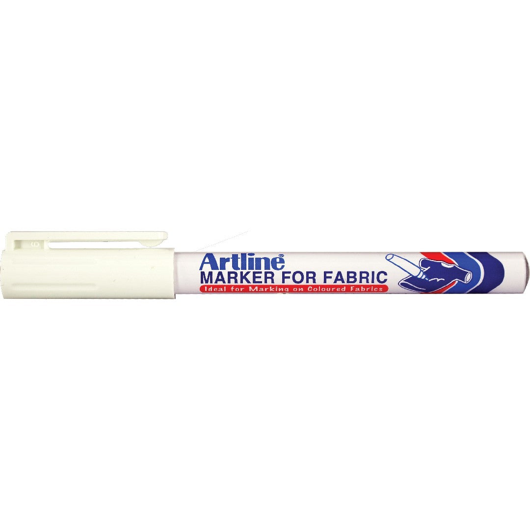 Artline Textilpenna EKC-1 Fabric Vit 1-pack 12/fp