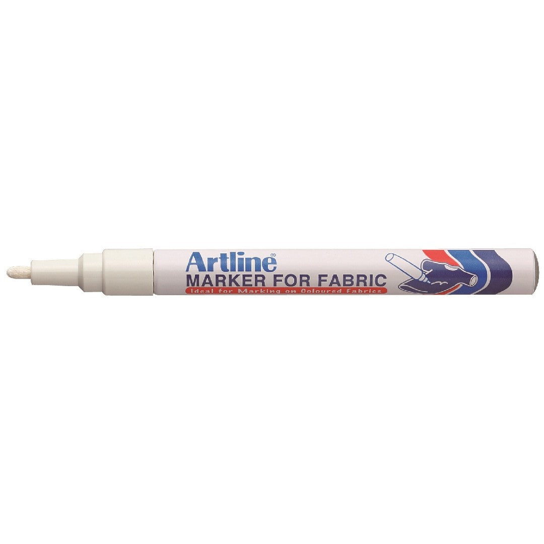 Artline Textilpenna EKC-1 Fabric Vit 12/fp