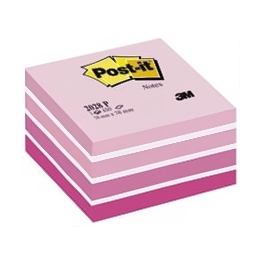 Post-It Kub Pastelrosa 76x76mm, 450 Blad