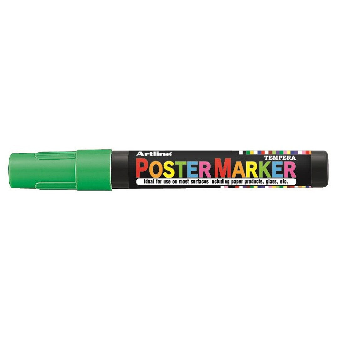 Artline Poster Marker 2,0mm Fluorescerande Grön 12/fp