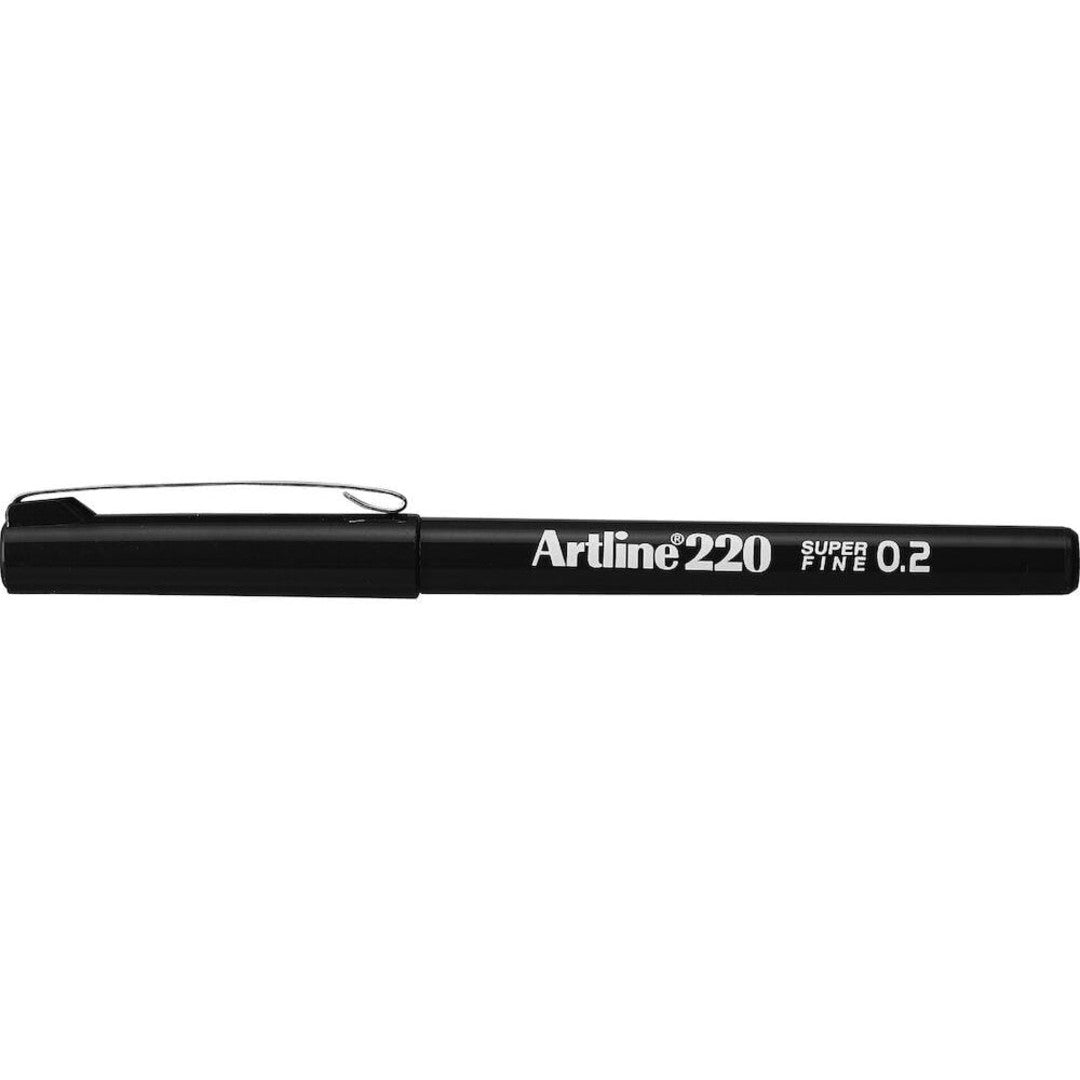 Artline Fineliner 220 0,2mm Svart